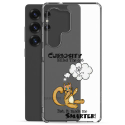 Clear Case for Samsung® - Curious Cat Clear Case for Samsung® - Curious Cat